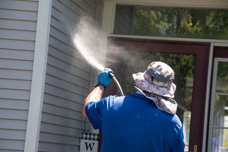 Siding Power Washing detail