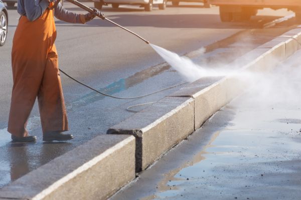 Commercial Concrete Cleaning in Brookfield