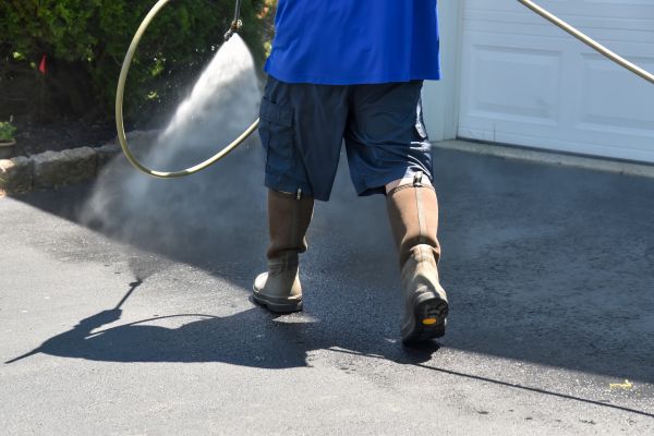 Asphalt Powerwashing in Brookfield